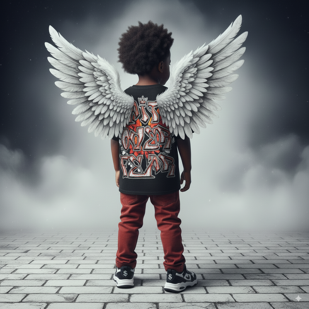 “Faith Over Fear Tee ” – Unisex Y2K Graphic Tee | Kids & Adult Sizes | 100% Cotton | Harajuku Streetwear